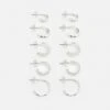 Monki 5 Pack - Oorbellen - Silver -Coloured