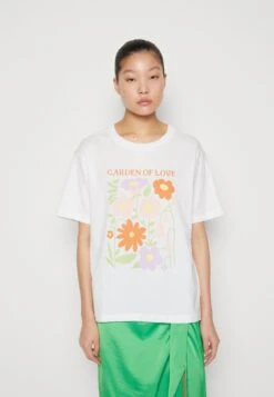 Monki T-Shirt Print - Multi-Coloured