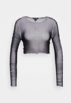 Monki Longsleeve - Black Dark Contrast Col Stitch -Monki Winkel 06698b30ec014981bd6f56ca83af704e