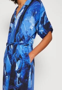 Monki Jumpsuit - Blue Liquid -Monki Winkel 1865cdbe8c854ea892b885644839f17d