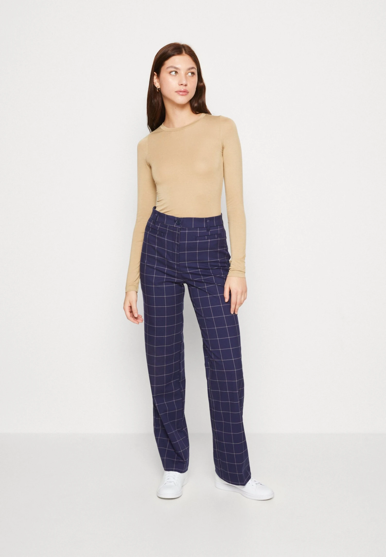 Monki Broek - Blue Medium Dark 2 Monki Broek - Blue Medium Dark - Afbeelding 2