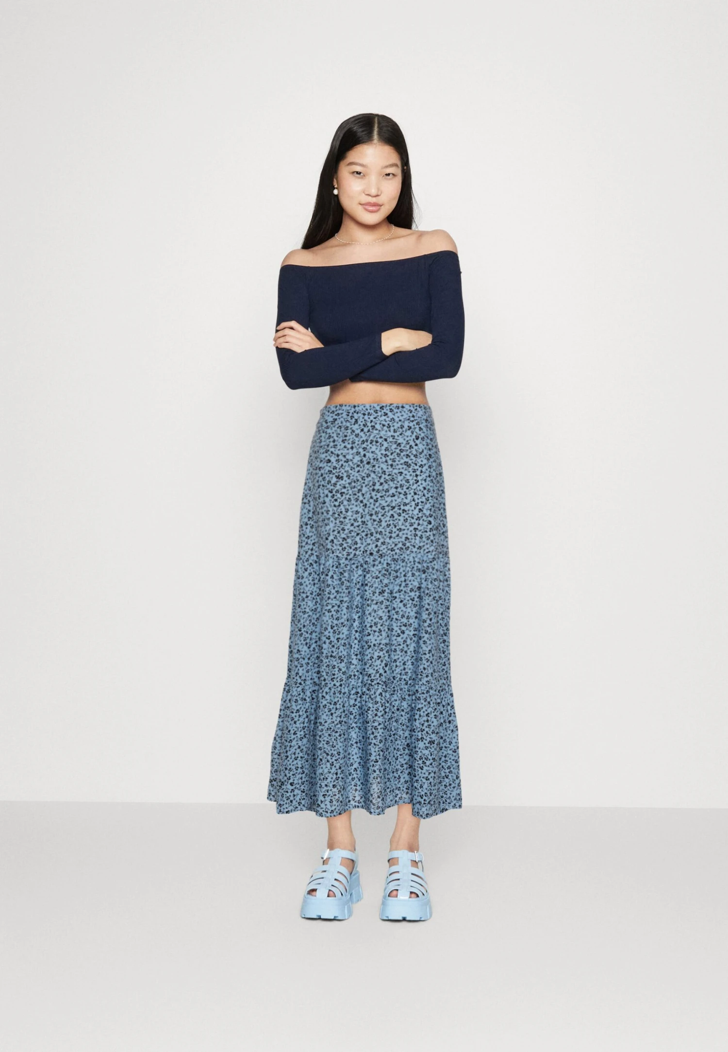 Monki Maxirok - Blue 2 Monki Maxirok - Blue - Afbeelding 2