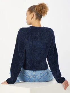 Monki Fijngebreide Truien Trui Dames Navy -Monki Winkel 241a3c86dd44a76d810a81a4404697d8