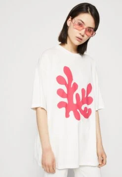 Monki T-Shirt Basic - Pink/Off-White 9 Monki T-Shirt Basic - Pink/Off-White -Monki Winkel 24376c57951941c184cc23a59f9da49d