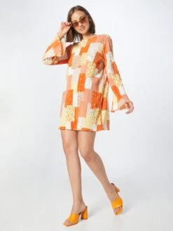 Monki Mini Jurken Jurk Dames Oranje / Kreeft 9 Monki Mini Jurken Jurk Dames Oranje / Kreeft -Monki Winkel 25ed78f9ba120eb22b664939e8bf5e25