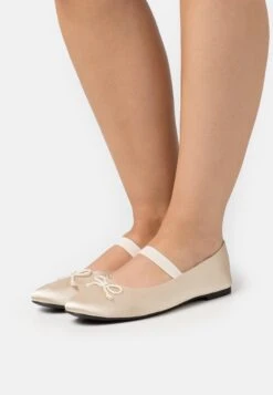 Monki Ballerina'S Met Enkelbandjes - Beige Dusty Light