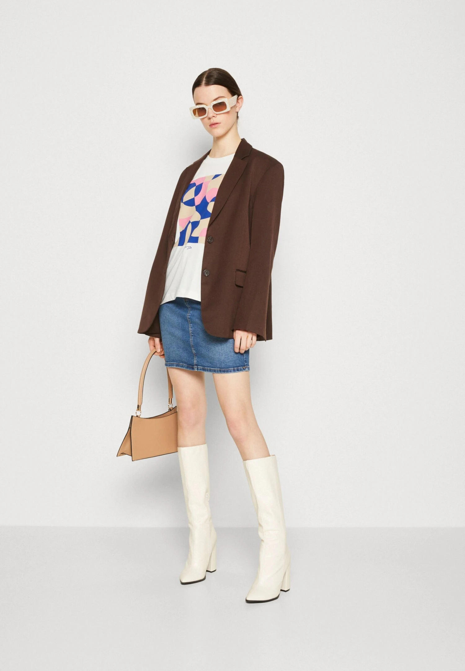 Monki T-Shirt Print - Optically 2 Monki T-Shirt Print - Optically - Afbeelding 2