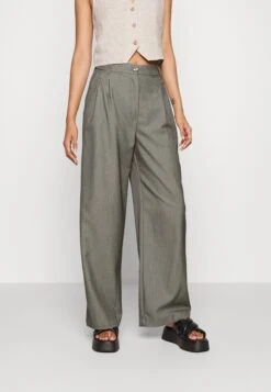 Monki Broek - Grey Medium Dusty