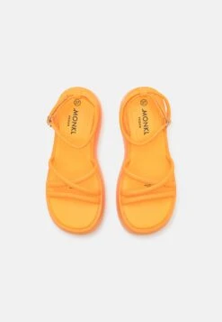 Monki Sandalen Met Plateauzool - Yellow Bright Orange -Monki Winkel 3045db84d85b4bf7af317158b382a063