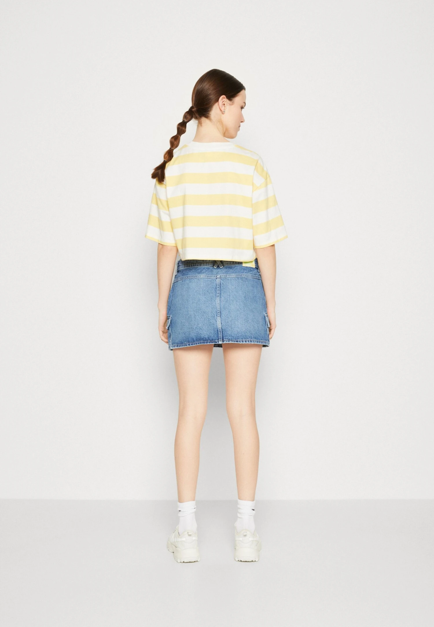 Monki T-Shirt Print - Yellow Light 3 Monki T-Shirt Print - Yellow Light - Afbeelding 3