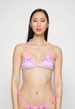 Monki Bikinitop - Lilac/Pink