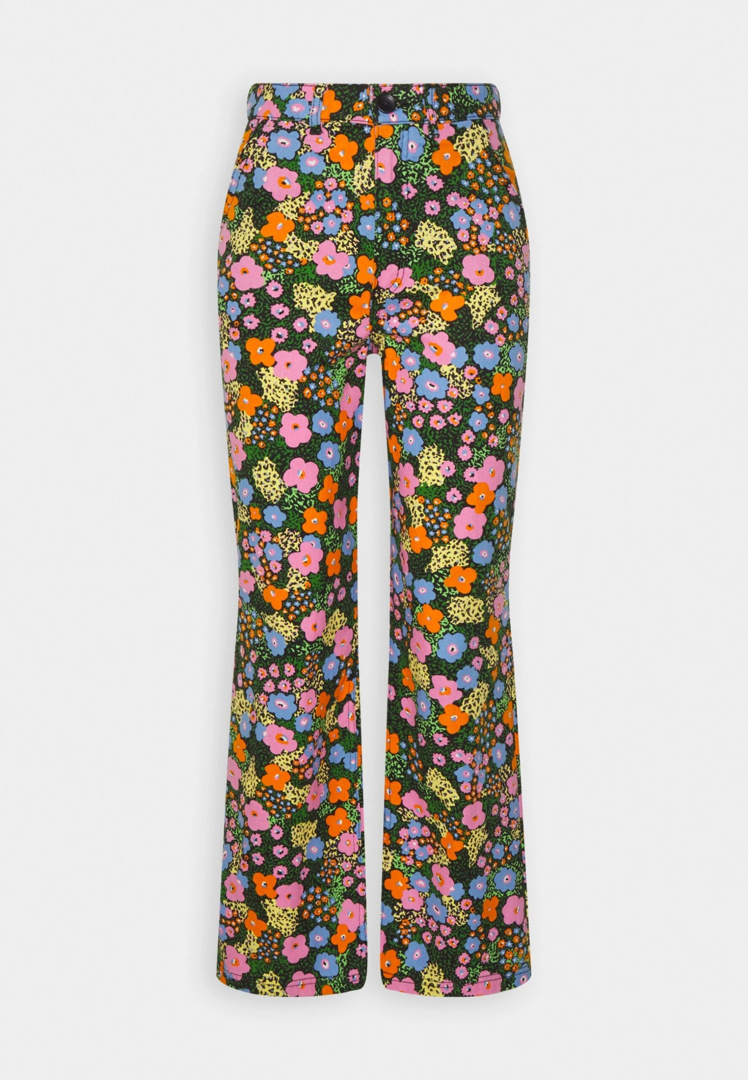 Monki Flared Jeans - Multi-Coloured 4 Monki Flared Jeans - Multi-Coloured - Afbeelding 4