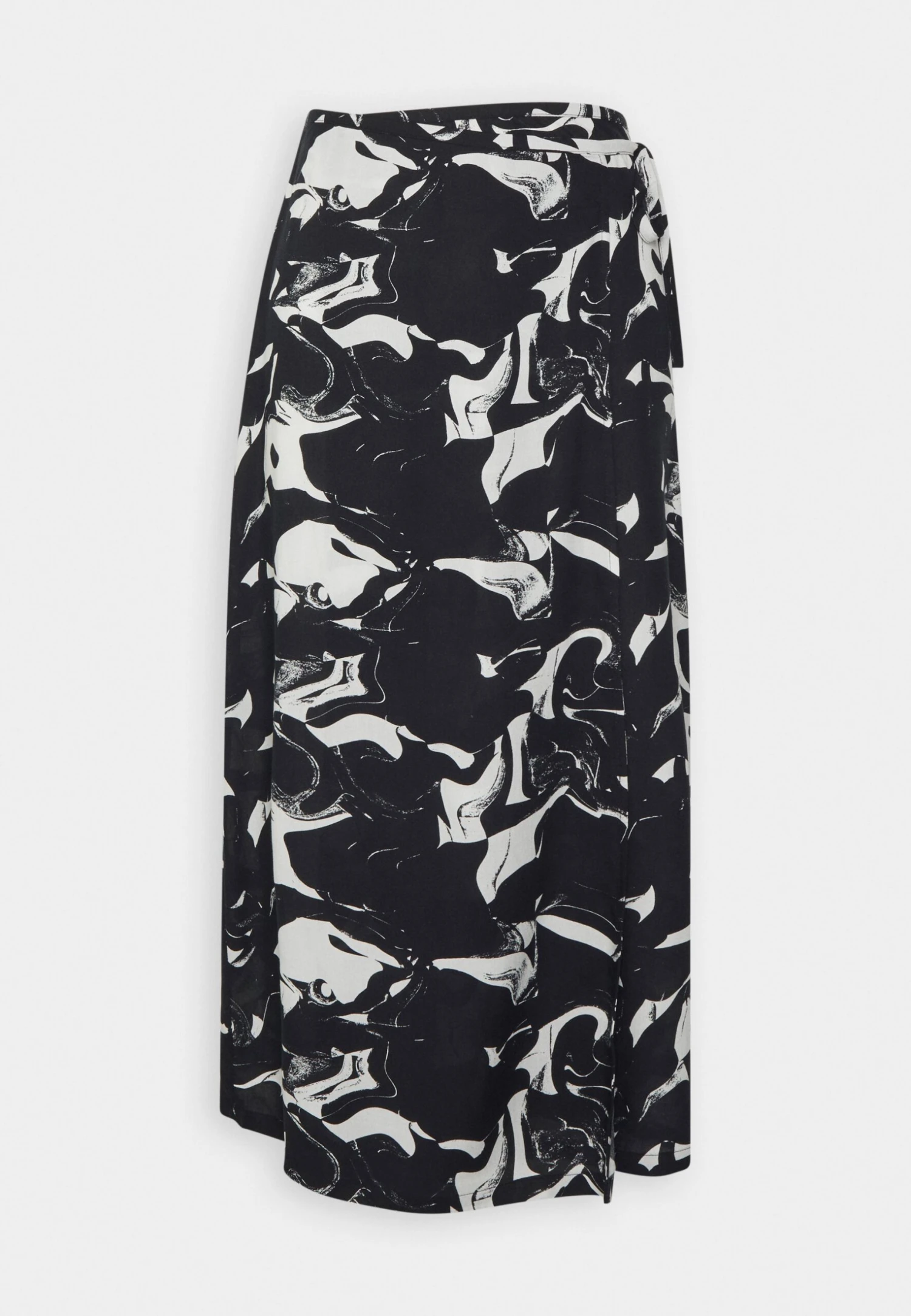 Monki A-Lijn Rok - Marmor/Black 4 Monki A-Lijn Rok - Marmor/Black - Afbeelding 4