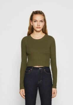 Monki Longsleeve - Khaki