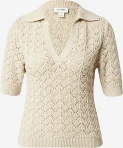Monki Winkel 36 Monki Fijngebreide Truien Trui Dames Beige
