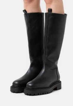 Monki Plateaulaarzen - Black Dark