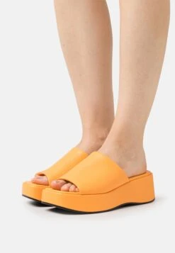Monki Muiltjes Met Hak - Orange