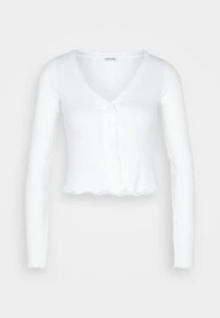 Monki Longsleeve - White -Monki Winkel 49f2a2ab89e2406ca2cbb829f6ad7d6d