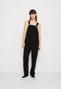 Monki Winkel 4 Monki Tuinbroek - Black Dark