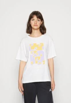 Monki T-Shirt Print - White Graphic