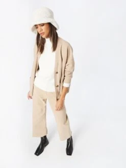 Monki Vesten Gebreid Vest Dames Lichtbruin -Monki Winkel 5eb85dbff6aee7385ffff9b19023c5d2