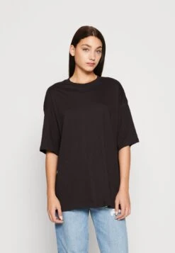 Monki T-Shirt Basic - Black