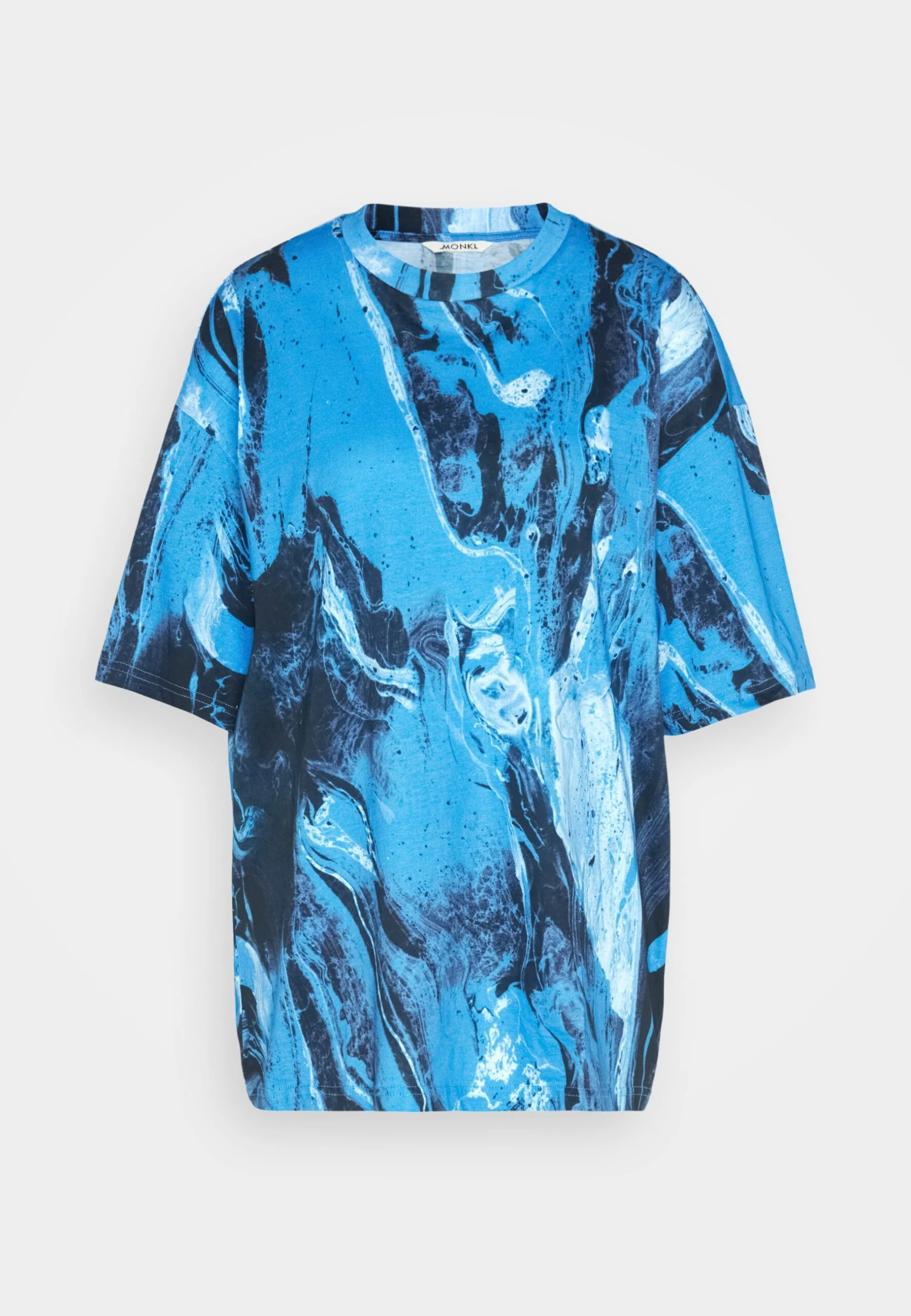 Monki T-Shirt Basic - Blue 5 Monki T-Shirt Basic - Blue - Afbeelding 5