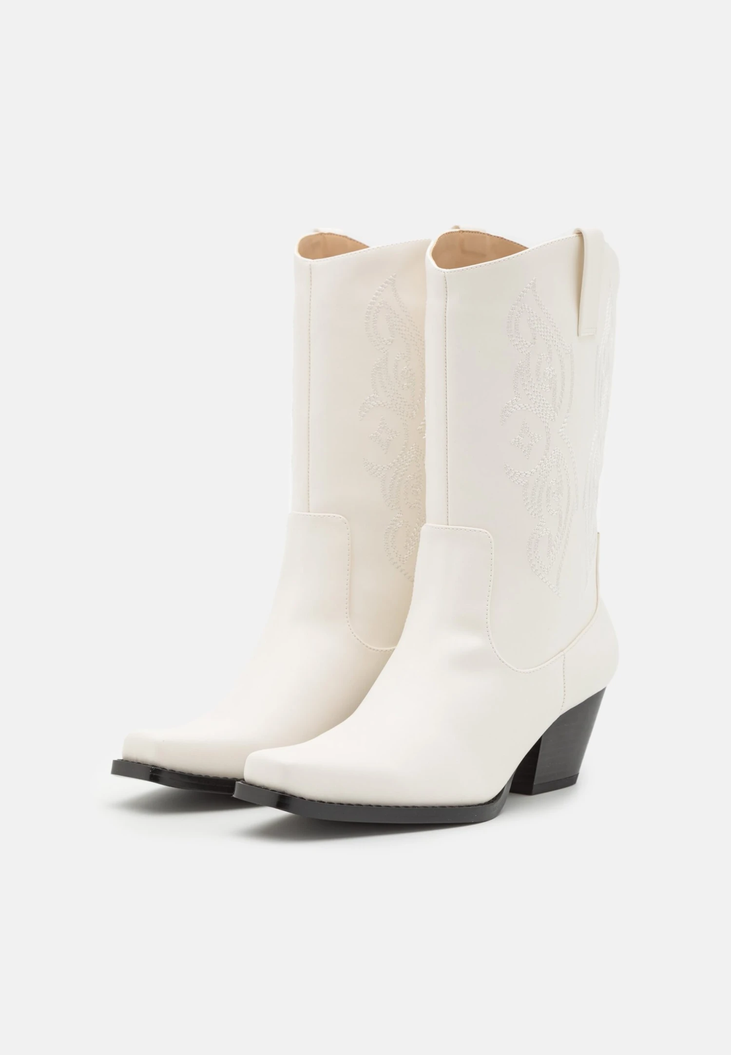 Monki Cowboy-/Bikerlaarzen - White 3 Monki Cowboy-/Bikerlaarzen - White - Afbeelding 3