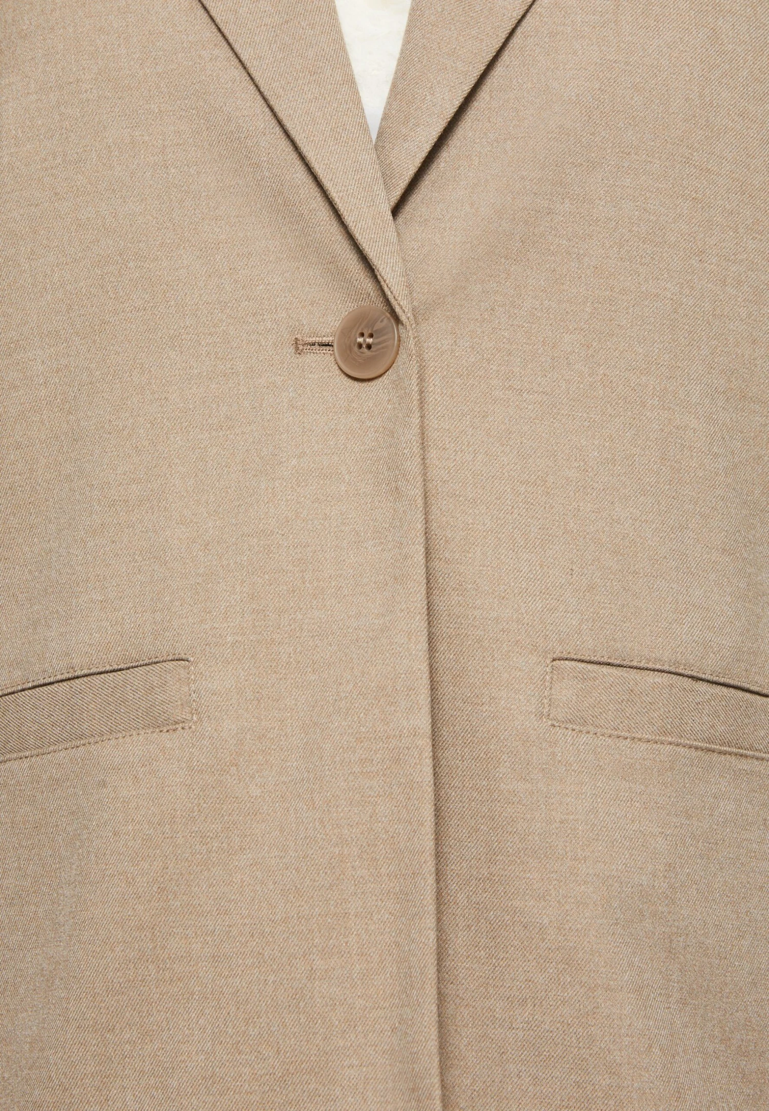 Monki Blazer - Melange Taupe 6 Monki Blazer - Melange Taupe - Afbeelding 6