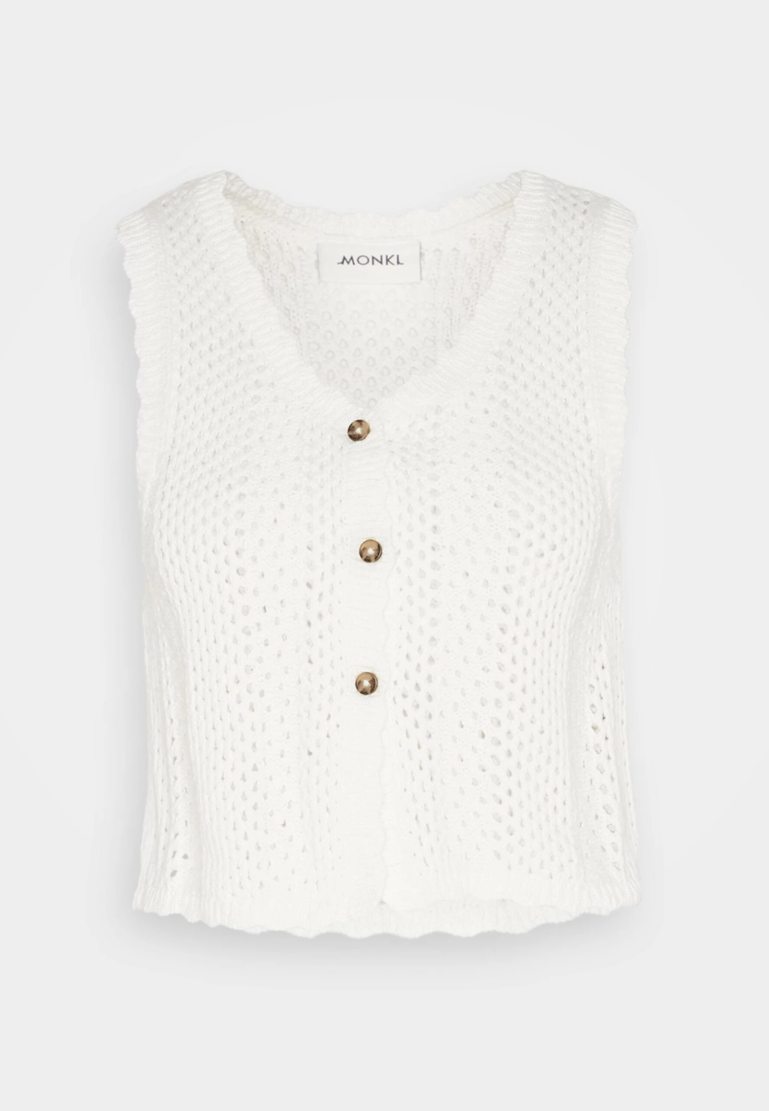 Monki Bodywarmer - White Dusty Light 5 Monki Bodywarmer - White Dusty Light - Afbeelding 5