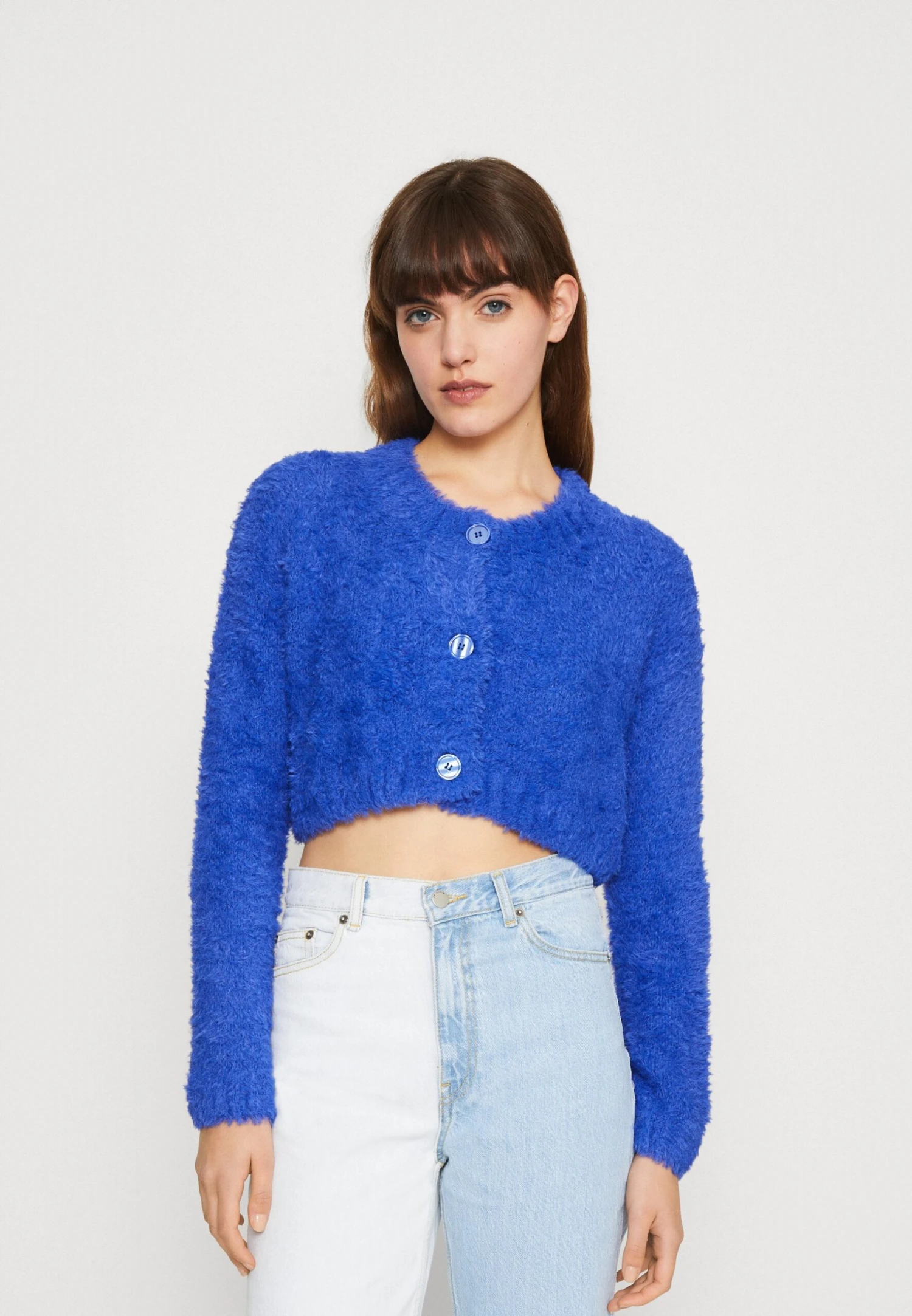 Monki Vest - Blue Bright 1 Monki Vest - Blue Bright