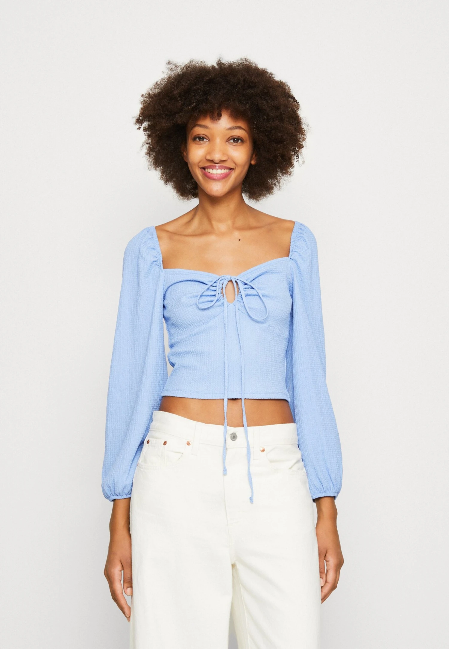 Monki Longsleeve - Light Blue 1 Monki Longsleeve - Light Blue