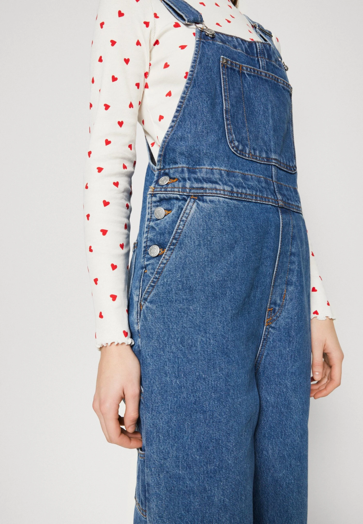 Monki Tuinbroek - Blue Medium Dusty Classic 6 Monki Tuinbroek - Blue Medium Dusty Classic - Afbeelding 6