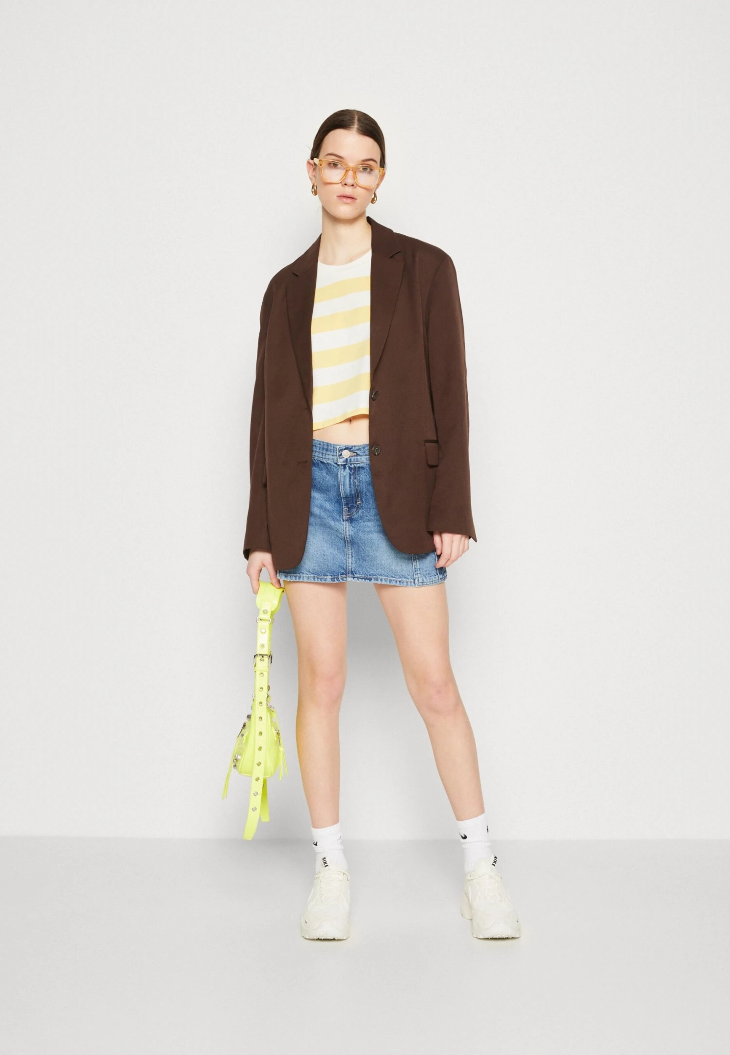 Monki T-Shirt Print - Yellow Light 2 Monki T-Shirt Print - Yellow Light - Afbeelding 2