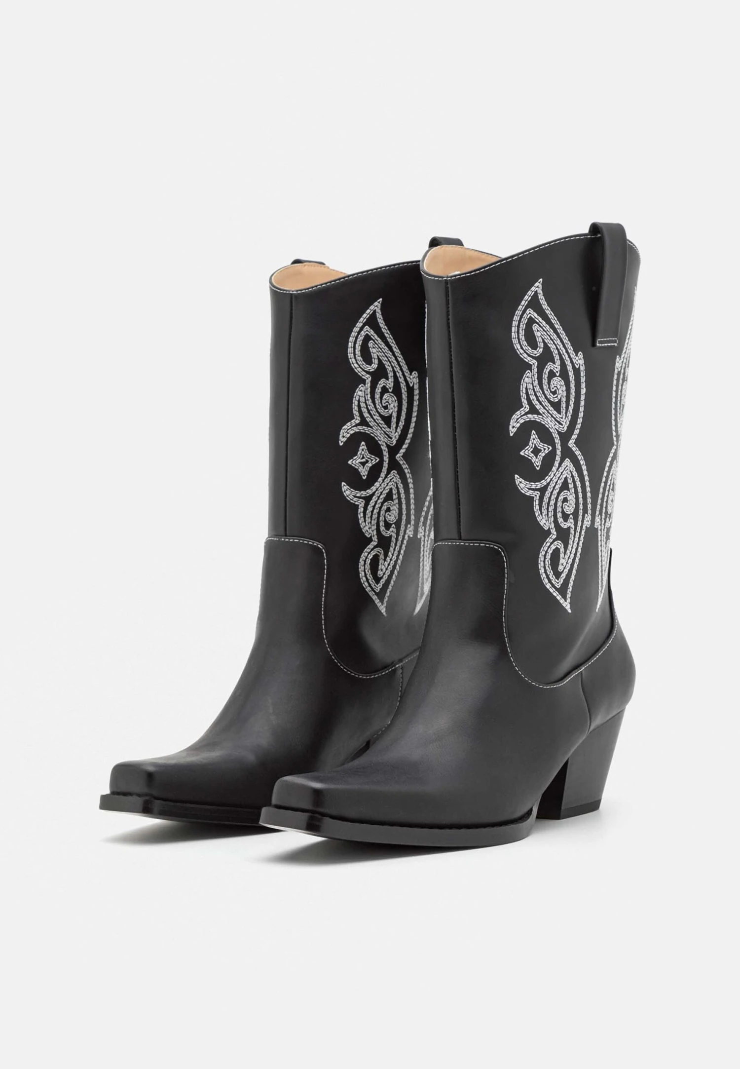 Monki Cowboy-/Bikerlaarzen - Black Dark 3 Monki Cowboy-/Bikerlaarzen - Black Dark - Afbeelding 3