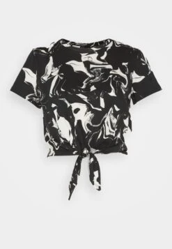 Monki T-Shirt Print - Black/White -Monki Winkel 8b4d7a8ad152453da053be8259a12619