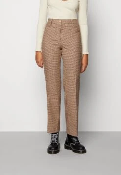Monki Broek - Brown/Light Brown