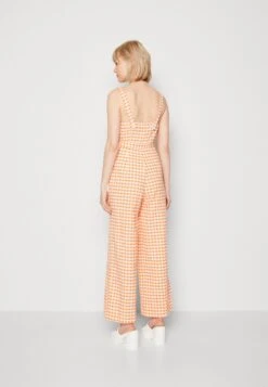 Monki Jumpsuit - Orange Gingham 8 Monki Jumpsuit - Orange Gingham -Monki Winkel 8de3385a738f48dc9111bec58498be85