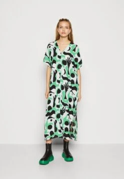 Monki Blousejurk - Turquoise Light Green