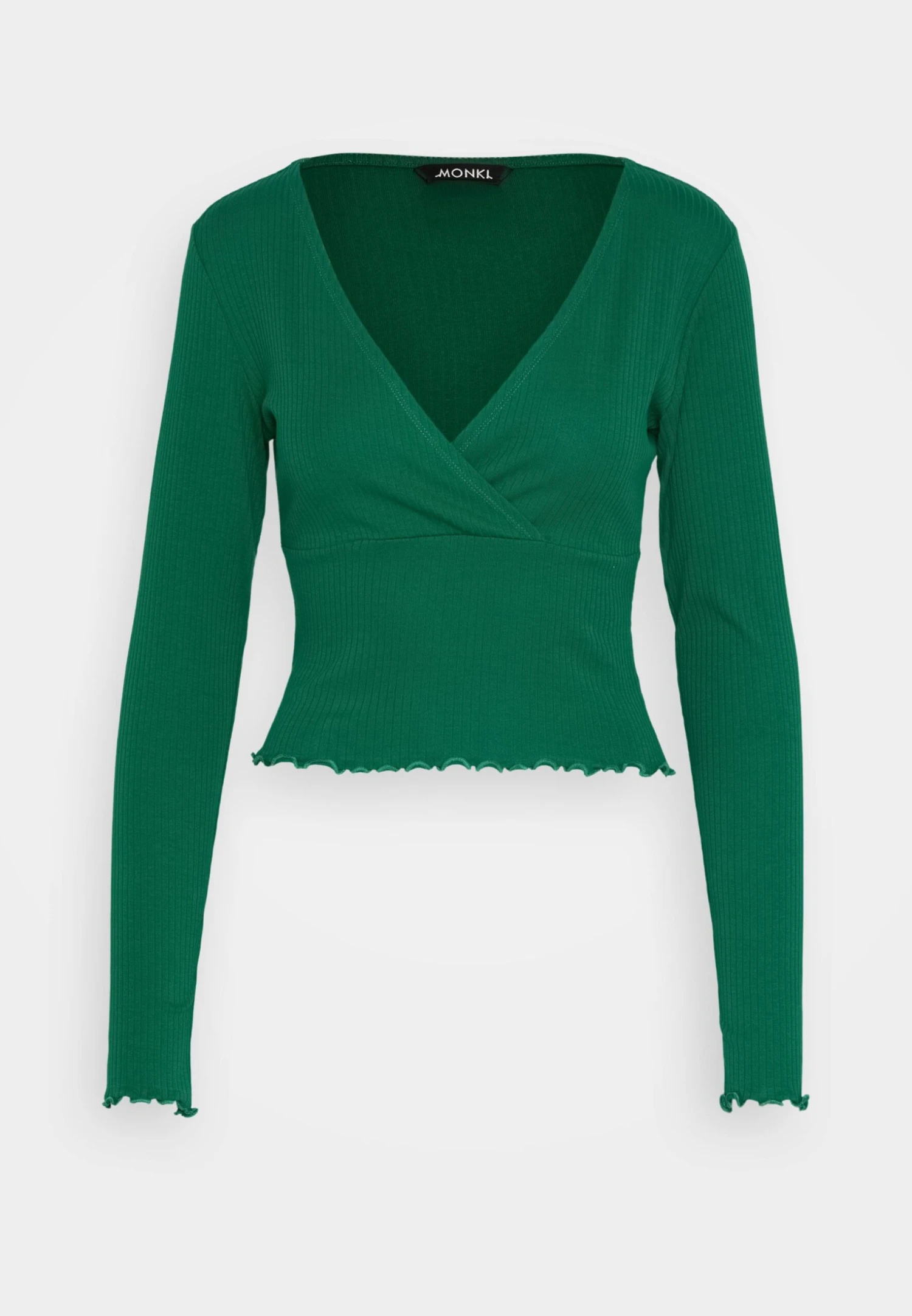 Monki Longsleeve - Solid Green 5 Monki Longsleeve - Solid Green - Afbeelding 5