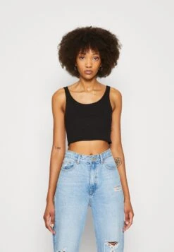 Monki 2 Pack - Top - Black Dark/Red -Monki Winkel 9a13d1a2920d49369b02e3fbc8fa9f44