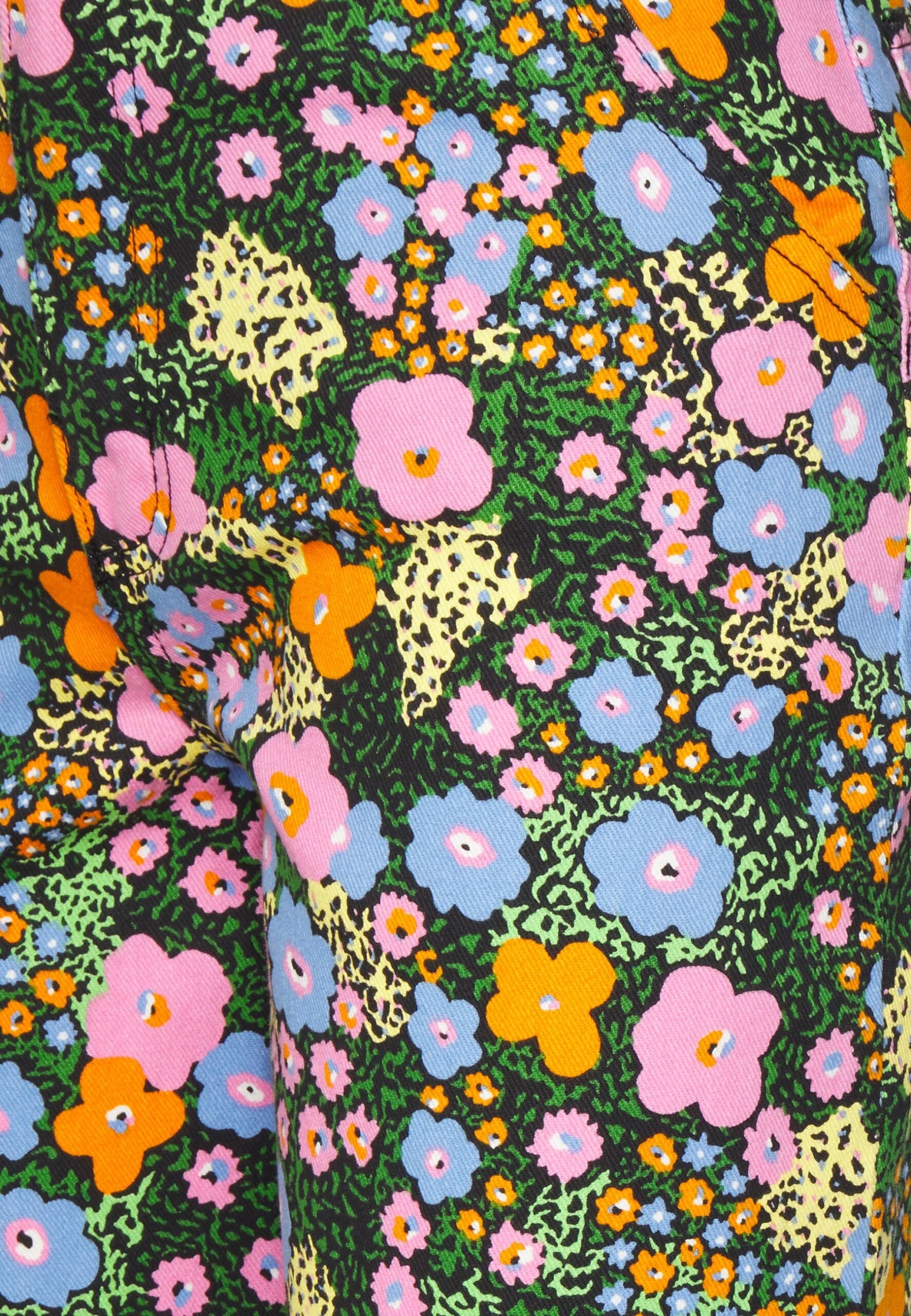 Monki Flared Jeans - Multi-Coloured 5 Monki Flared Jeans - Multi-Coloured - Afbeelding 5