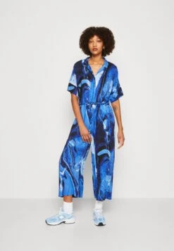 Monki Jumpsuit - Blue Liquid