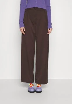 Monki Broek - Brown Dark Brun