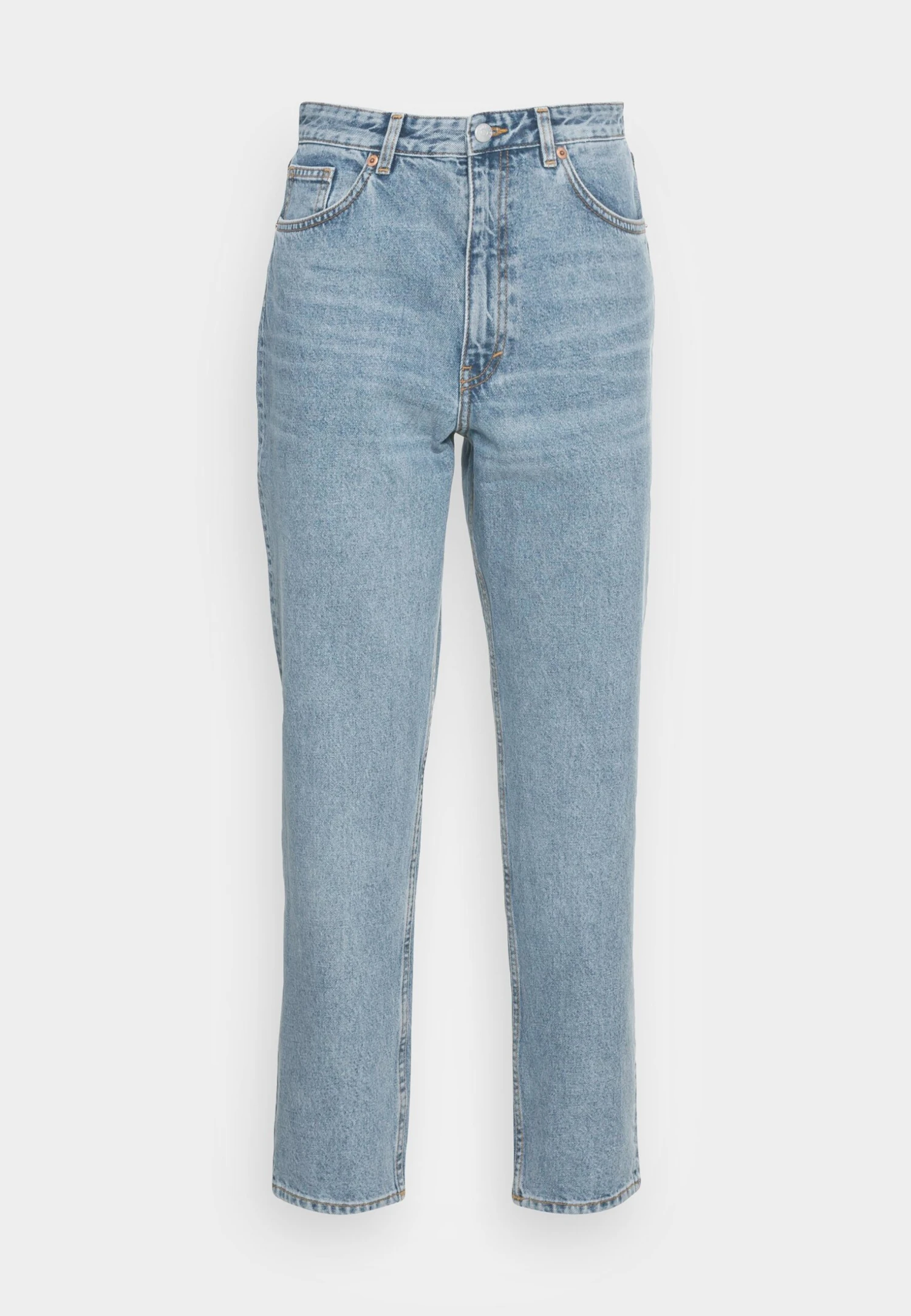 Monki Straight Leg Jeans - Blue Dusty Light 4 Monki Straight Leg Jeans - Blue Dusty Light - Afbeelding 4