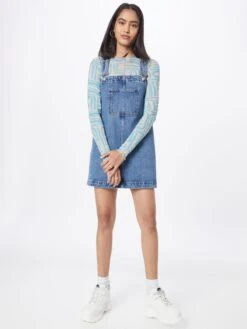 Monki Mini Jurken Jurk Dames Blauw -Monki Winkel a965e65d54df1d91c00423518aa22de5