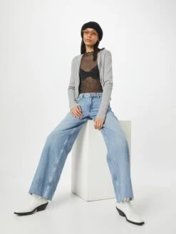 Monki Vesten Gebreid Vest Dames Grijs 9 Monki Vesten Gebreid Vest Dames Grijs -Monki Winkel a9de09efd3d34b15f49ad9a28249e4ba