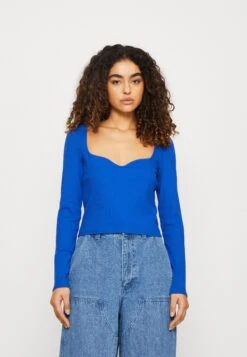 Monki Longsleeve - Blue Bright Solid