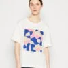 Monki T-Shirt Print - Optically