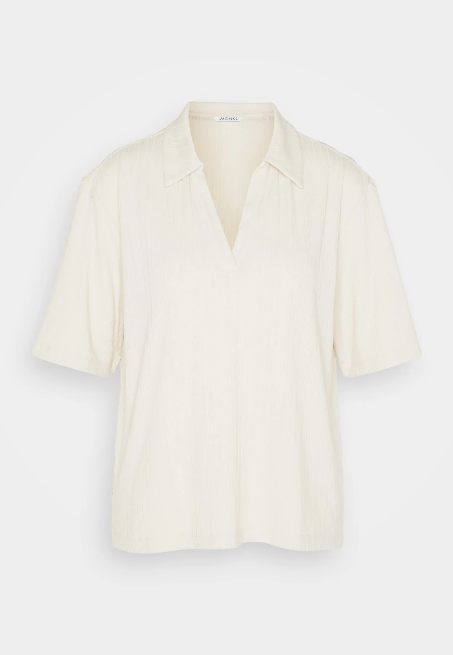 Monki Poloshirt - Beige Dusty Light 5 Monki Poloshirt - Beige Dusty Light - Afbeelding 5